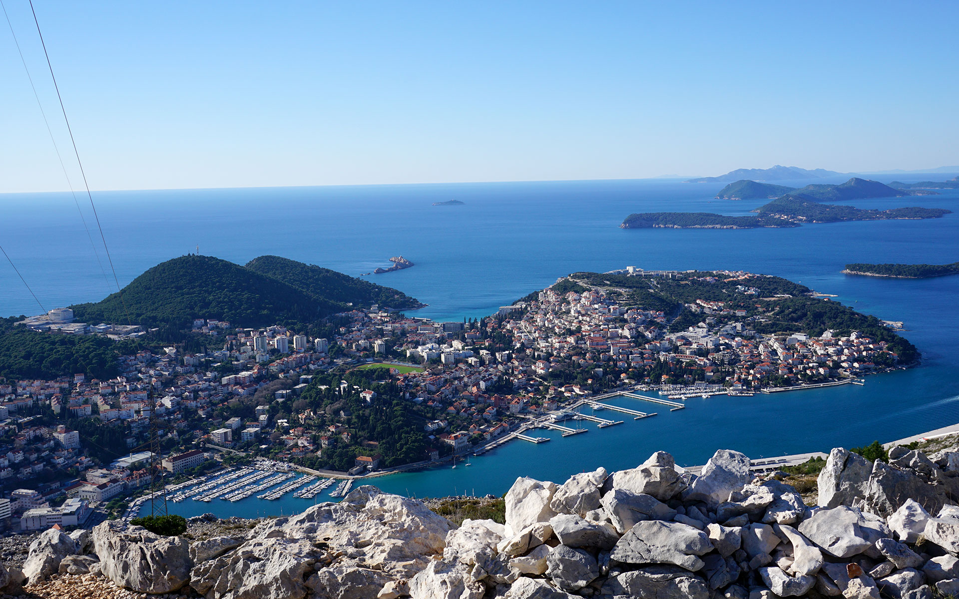 View o Dubrovnik, Croatia 