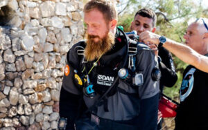 Arkadiusz Srebnik participating in data collection with DAN Europe - Photo by Arkadiusz Srebnik @polanddivingphoto