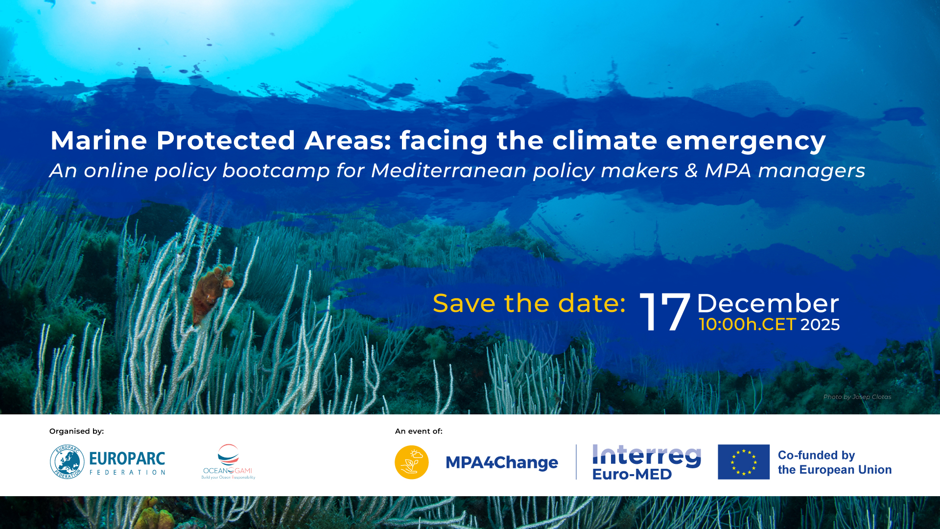 Online Policy Bootcamp &#8211; Marine Protected Areas: facing the climate emergency